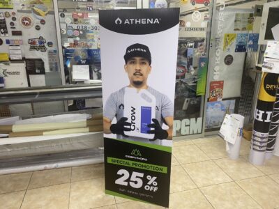 ป้ายสติ๊กเกอร์ติดโปรโมชั่น