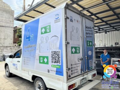 สติ๊กเกอร์ติดรถโฆษณาเคลื่อนที่