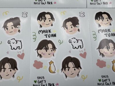 พิมพ์สติ๊กเกอร์การ์ตูน