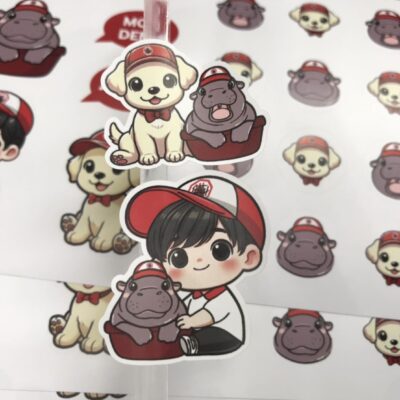 พิมพ์สติ๊กเกอร์การ์ตูน