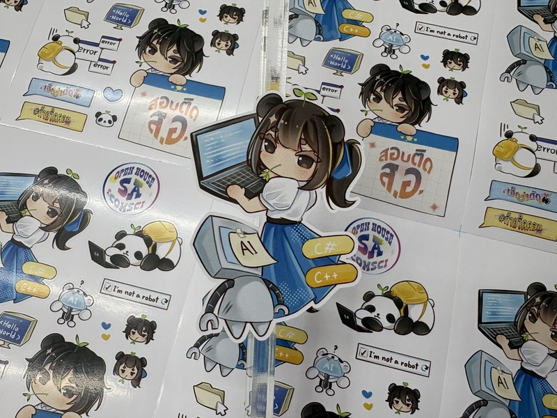สติ๊กเกอร์ PVC ขาวเงา สติ๊กเกอร์ PVC ขาวเงา