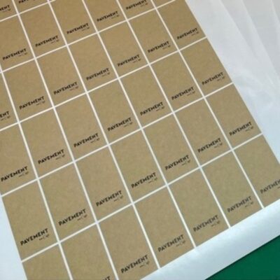 สติ๊กเกอร์กระดาษคราฟท์