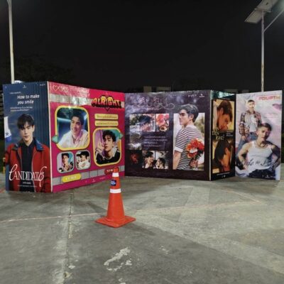 สติ๊กเกอร์ตกแต่งบูธ Exhibition
