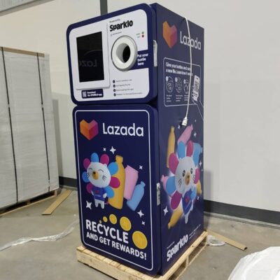 สติ๊กเกอร์ติดตู้ Kiosk