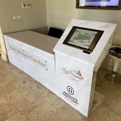 สติ๊กเกอร์ติดตู้ Kiosk