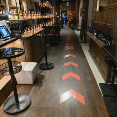 สติ๊กเกอร์บอกทางในอาคาร